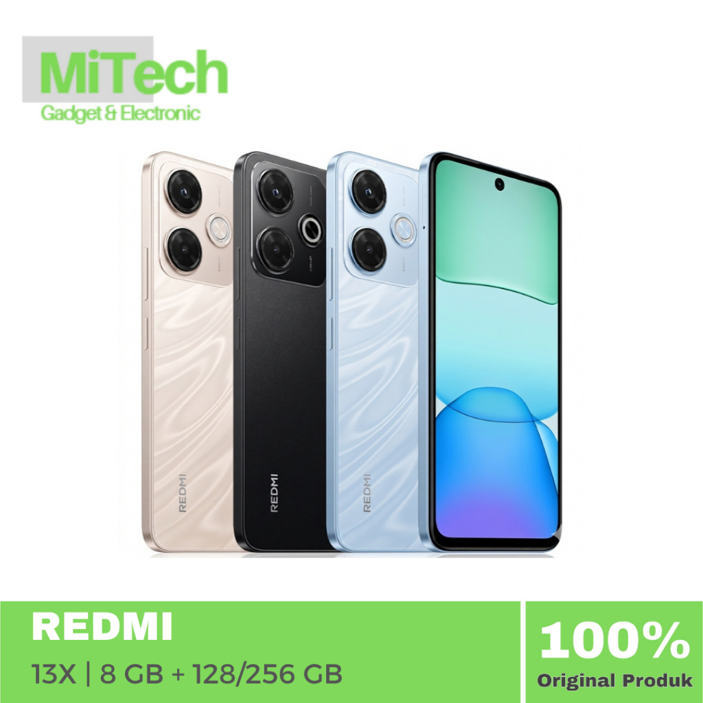 BEKAS HP - Redmi 13X NFC RAM 8GB ROM 128GB / 256GB Kamera 108MP Layar 6.79" 90Hz Baterai 5030mAh
