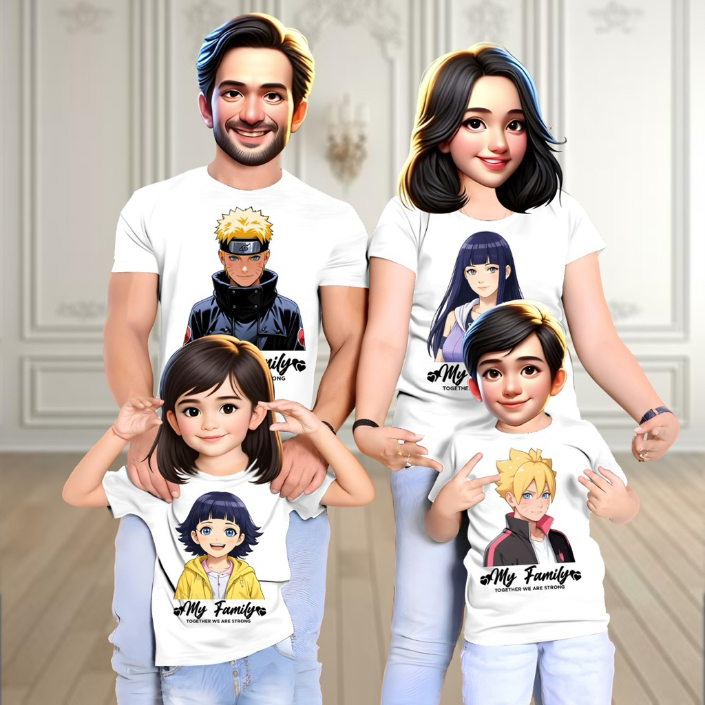 Couple Baju Family / Pasangan / Adik - Kakak /  Edisi Naruto