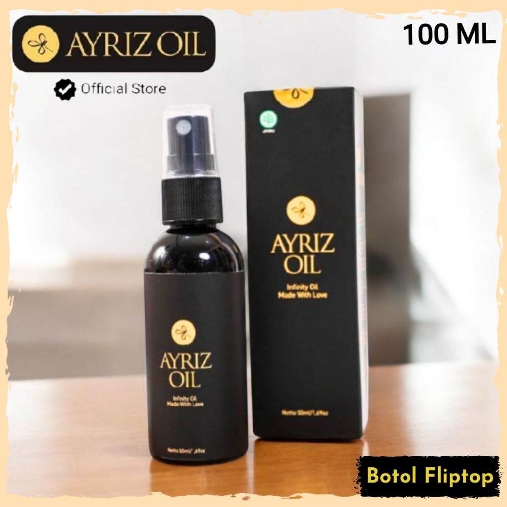 ORIGINAL Ayriz Oil Travel Size 100ml - Minyak Balur Nusantara Minyak Urut - Minyak Terapi Herbal & M