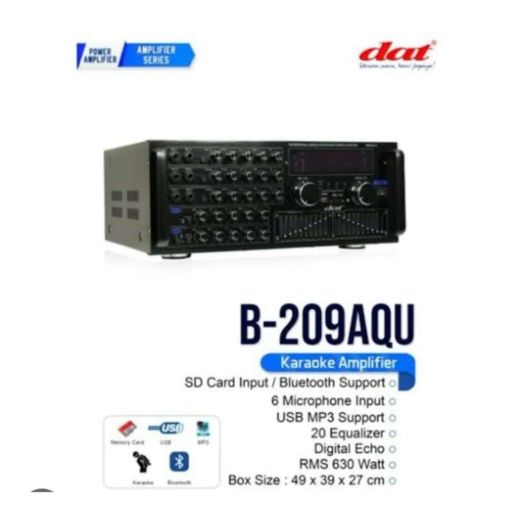 Amplifier Dat B-209-AQU Original