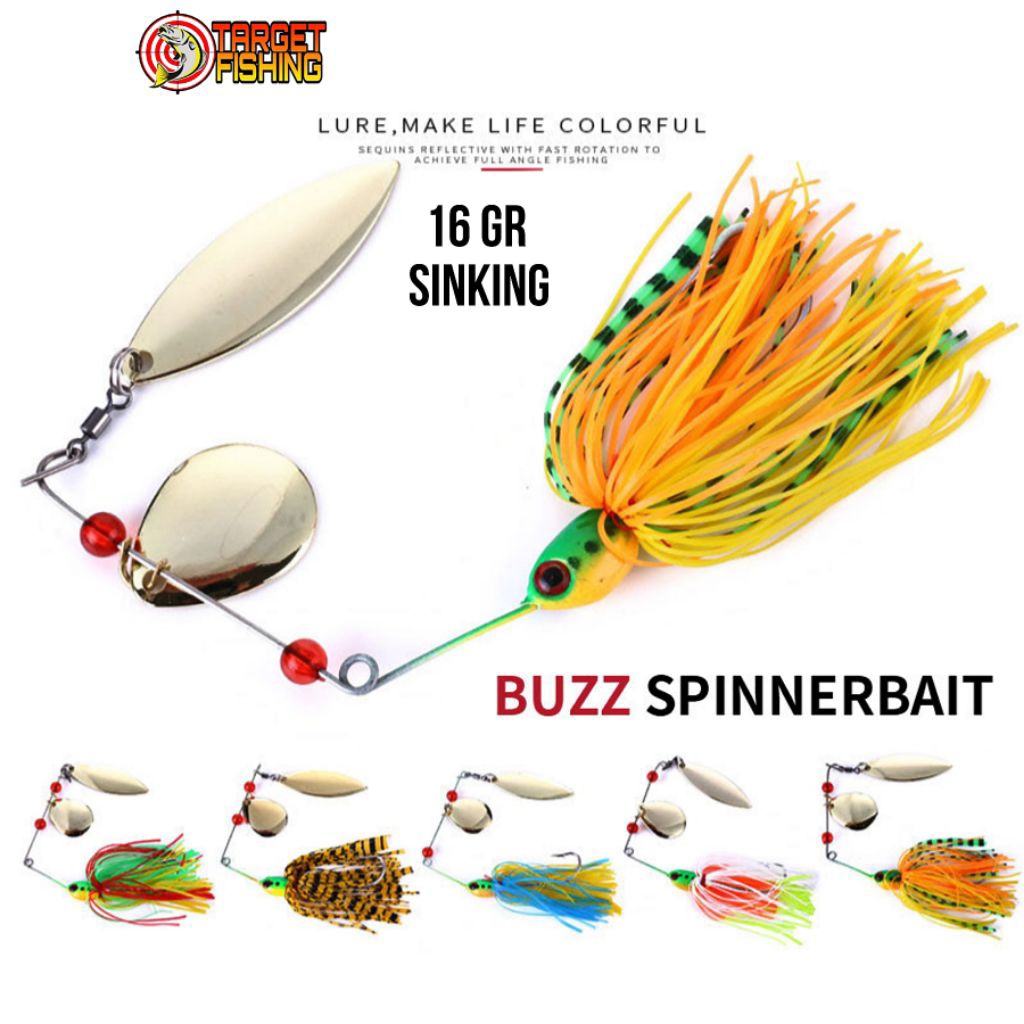 Spinner Bait 16gr - Umpan Casting Toman & Gabus, Lure V-Spinner