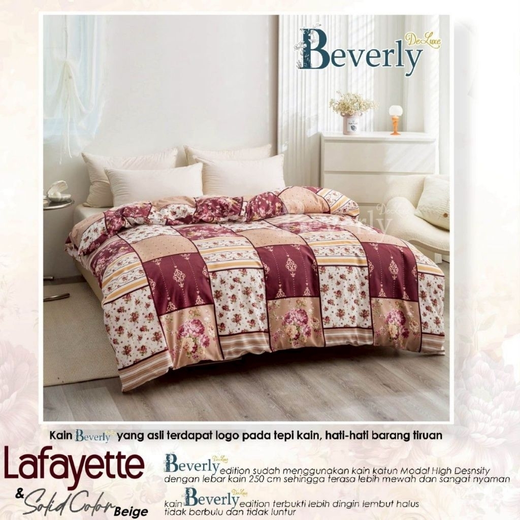 Sprei Katun Beverly motif Lafayette