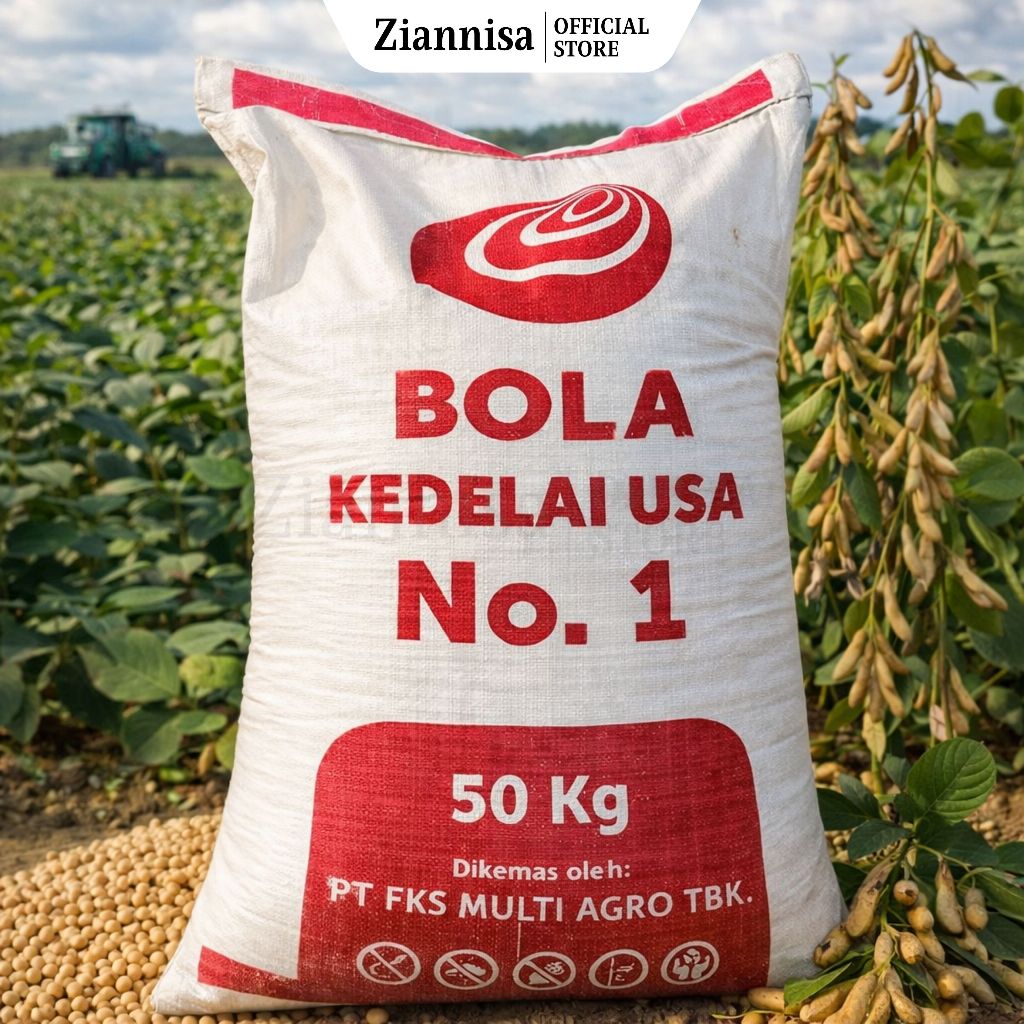 Kacang Kedelai Bola Merah Import USA Premium 50 Kg