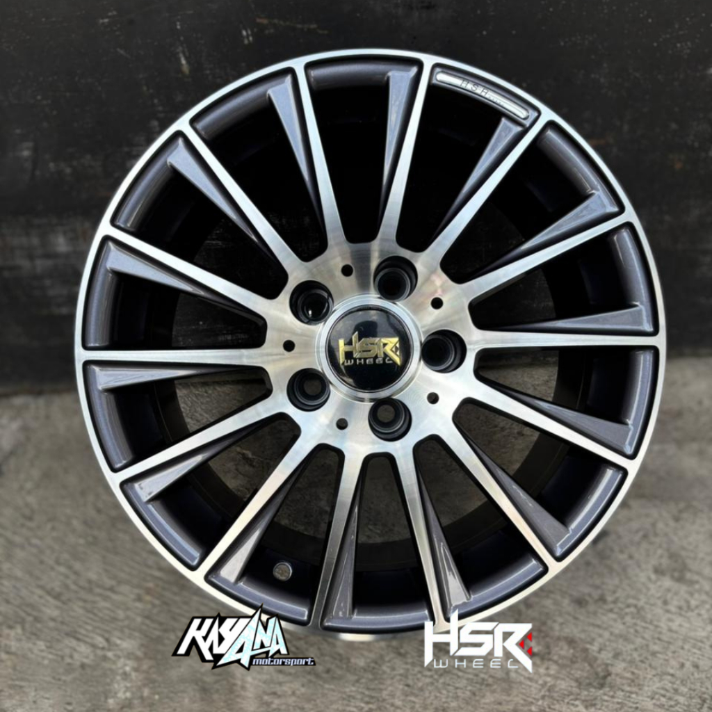 Velg Ring16 Mercy Pcd 5x112 Lebar 75 Velg Racing R16 Mobil Mercy Velg Type HSR ROSTOCK BLADE R16