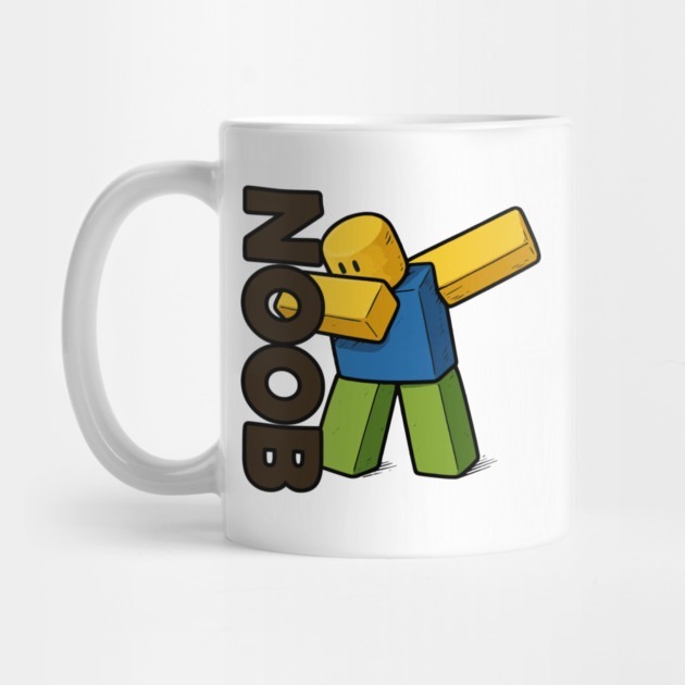 Roblox noob yellow character doing dab - Roblox Coffee Mug