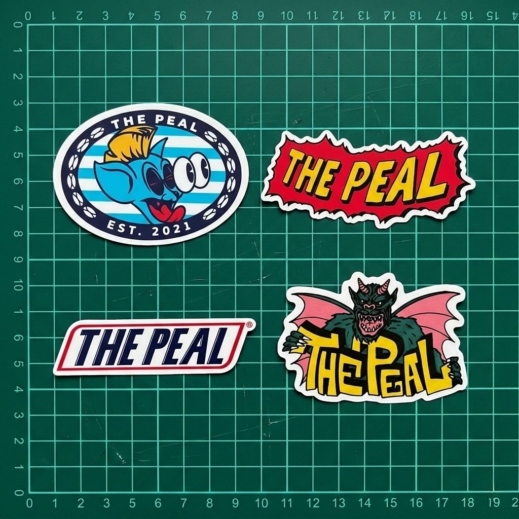 (BISA COD)STICKER PACK THE PEAL BAND PUNK YK