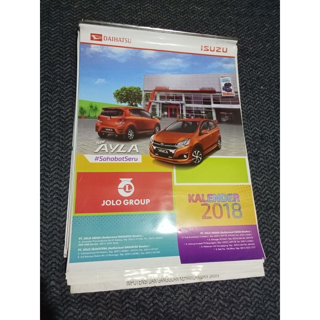Kalender 2018 lengkap 1th