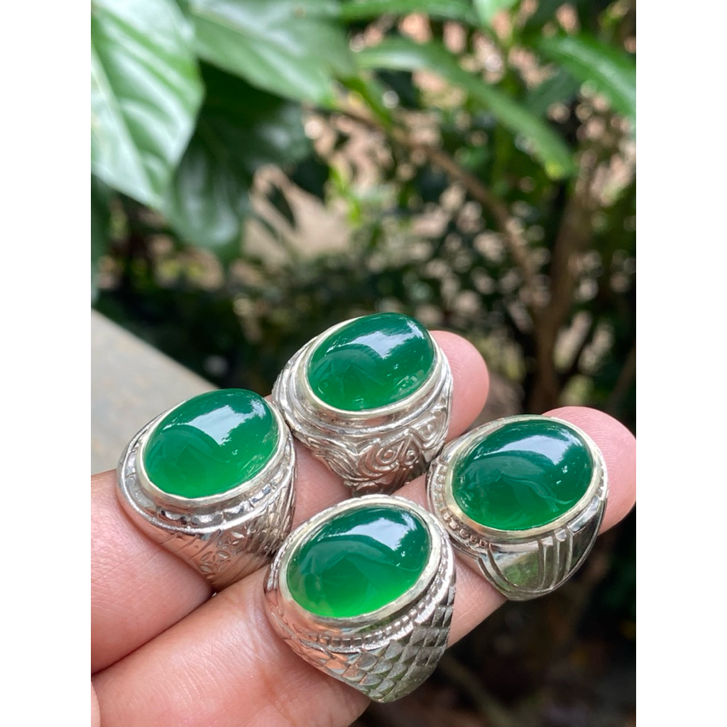 Batu Natural Hijau Garut / Pcs
