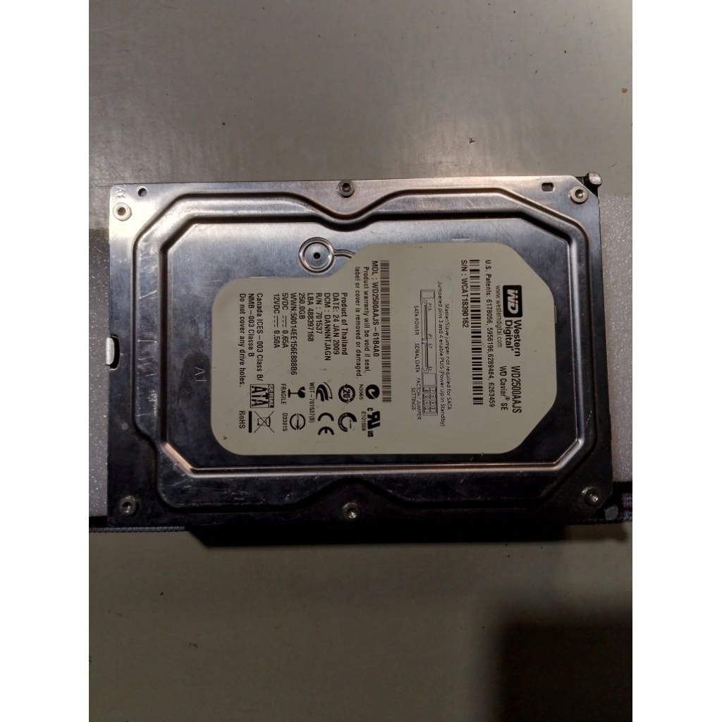 HDD WD BLACK 250GB