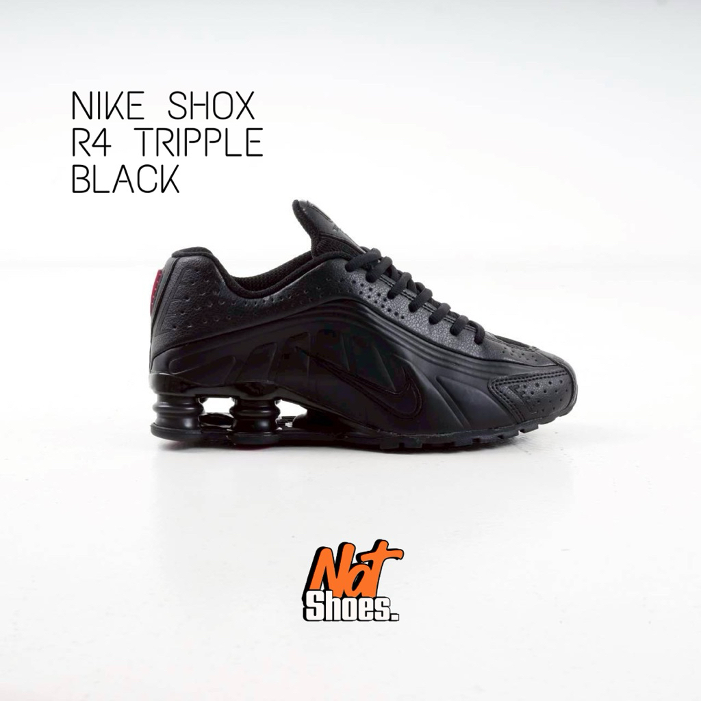 NIKE SHOX R4 TRIPPLE BLACK
