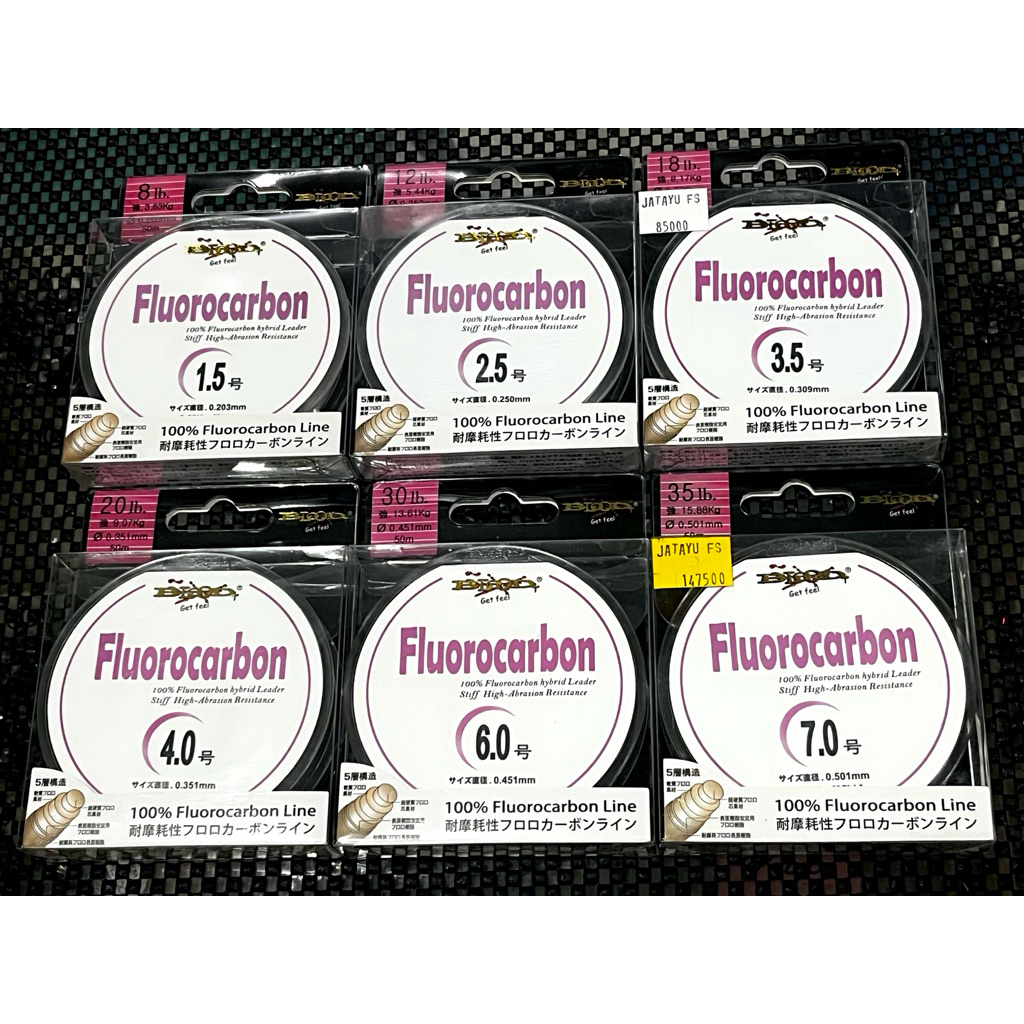 Leader Blood Fluorocarbon Line 100%