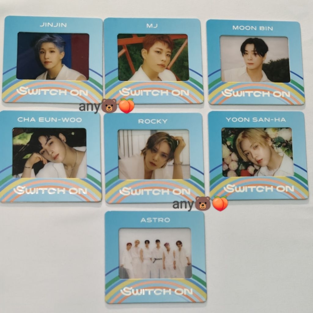 astro pop up store album switch on eunwoo moonbin set