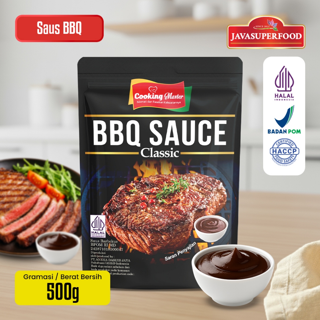 [HALAL] Saus BBQ korea 500G / Sauce daging BBQ STEAK.