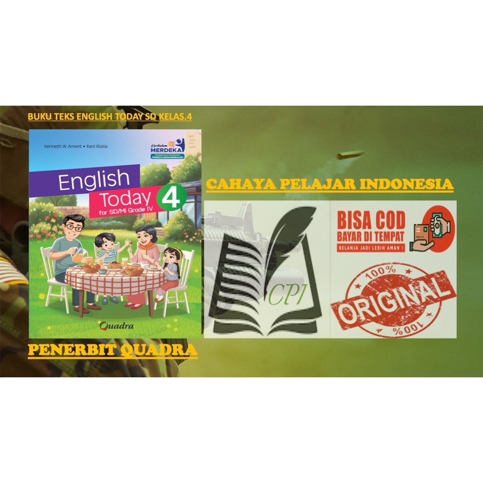 ENGLISH TODAY KELAS.4 SD/MI [QUADRA]