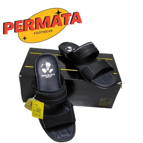 Original Sandl Kulit Pria Pakalolo Model Slop B02 Asli Sandal Kekinian, Tersedia Berbagai Ukuran