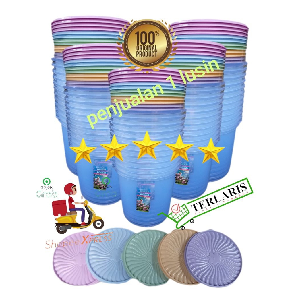 Toples Kerupuk 12 pcs Plastik BOLA DUNIA 10 Liter Tahan Lama