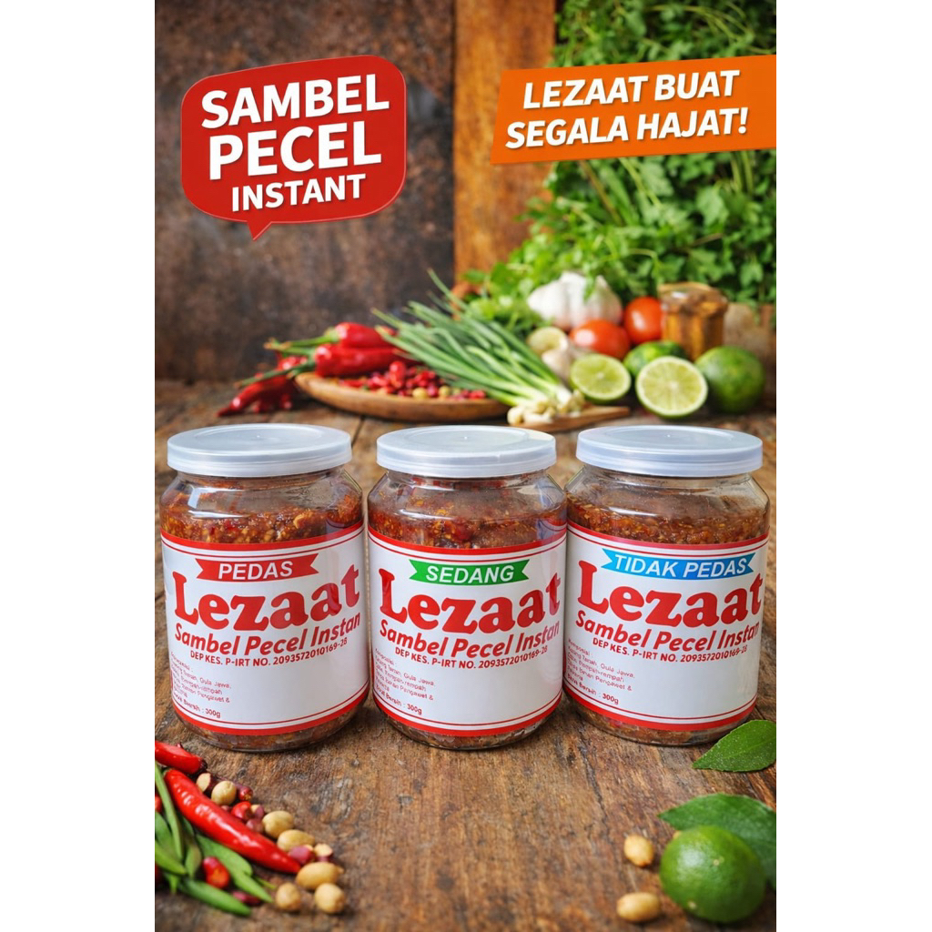 Bumbu Pecel atau Sambel Pecel Lezaat asli khas Blitar
