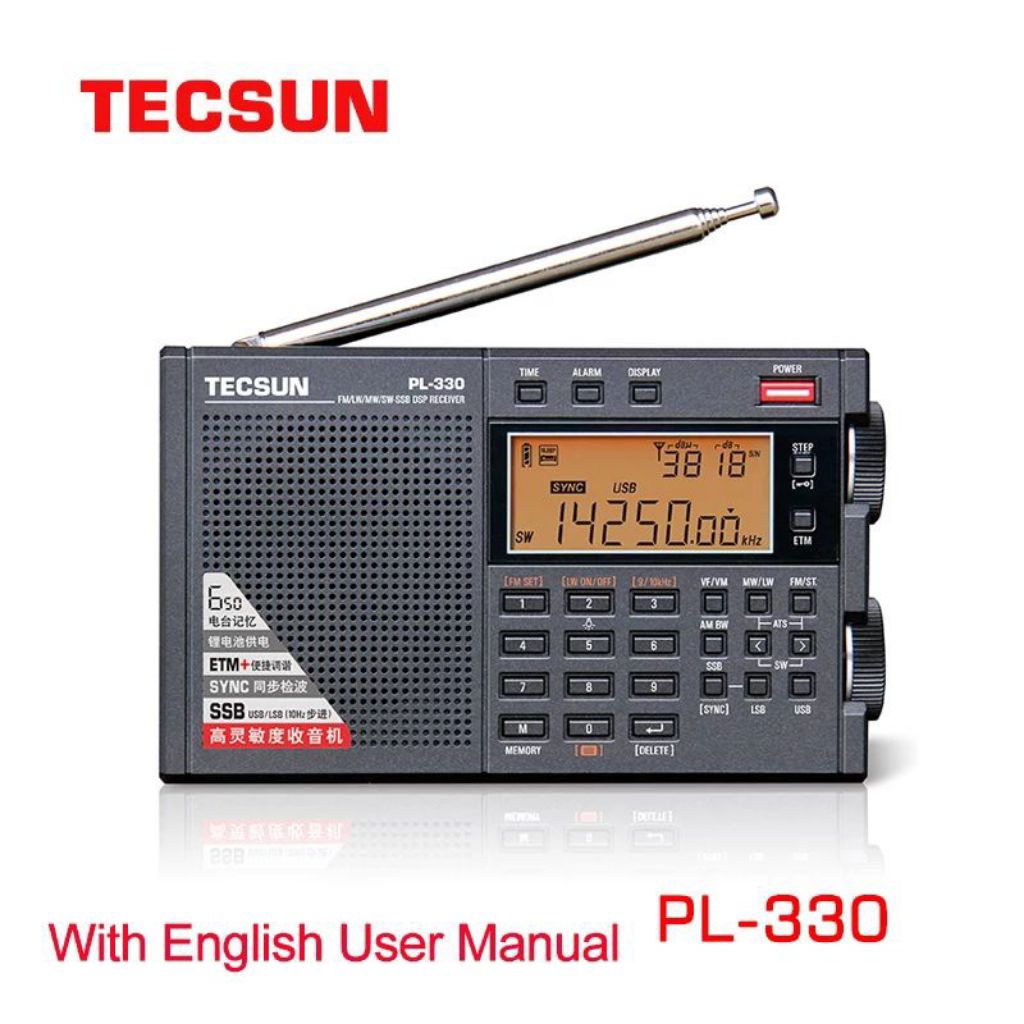 Radio/Tecsun PL-330 Radio FM MW SSB USB LSB All Band portable Radio FM