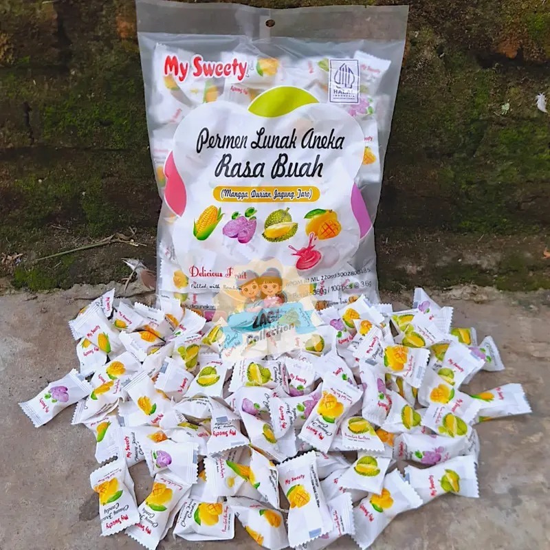 PERMEN LUNAK JAGUNG / PERMEN LUNAK ANEKA RASA PERMEN LUNAK RASA BUAH BUAHAN