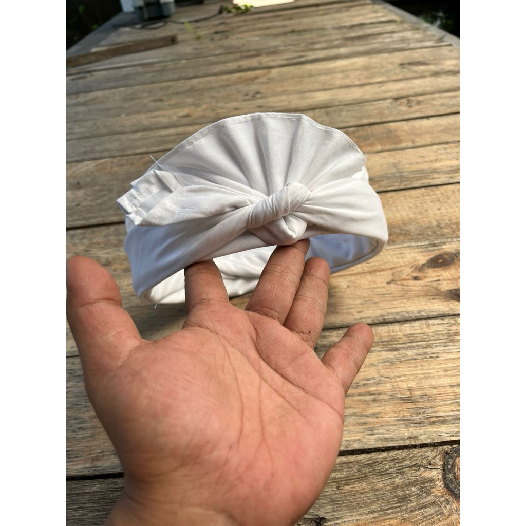 Udeng Putih halus Jangar Rimpit Jadi