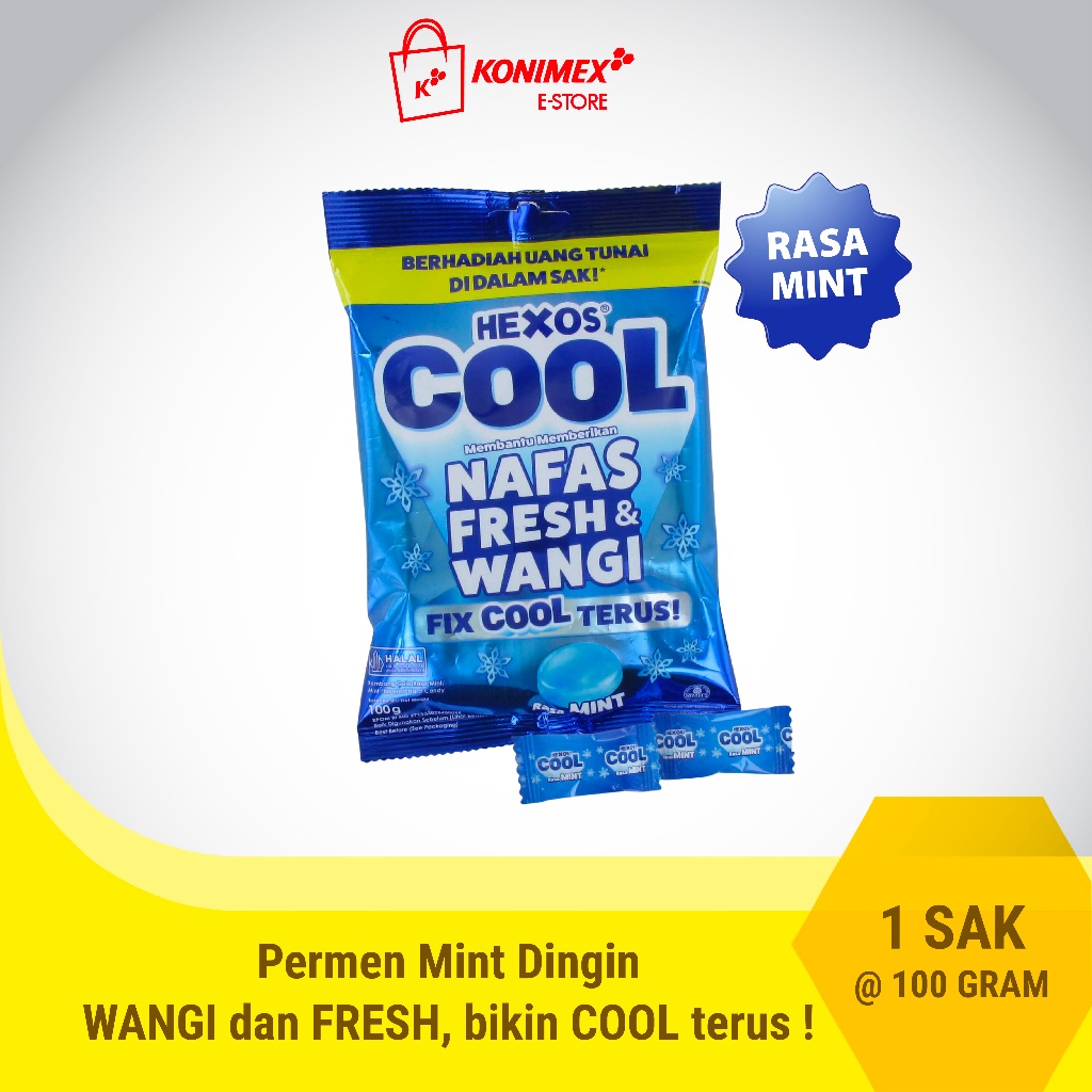 HEXOS COOL MINT SAK 100GR