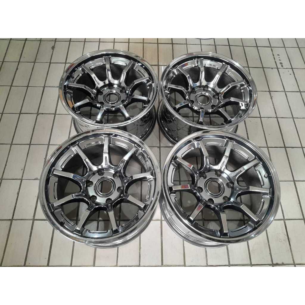 Velg Mobil Seken LIKE NEW HSR PONELLO Ring 18 baut 6x139 Cocok FORTUNER PAJERO HILUX DLL