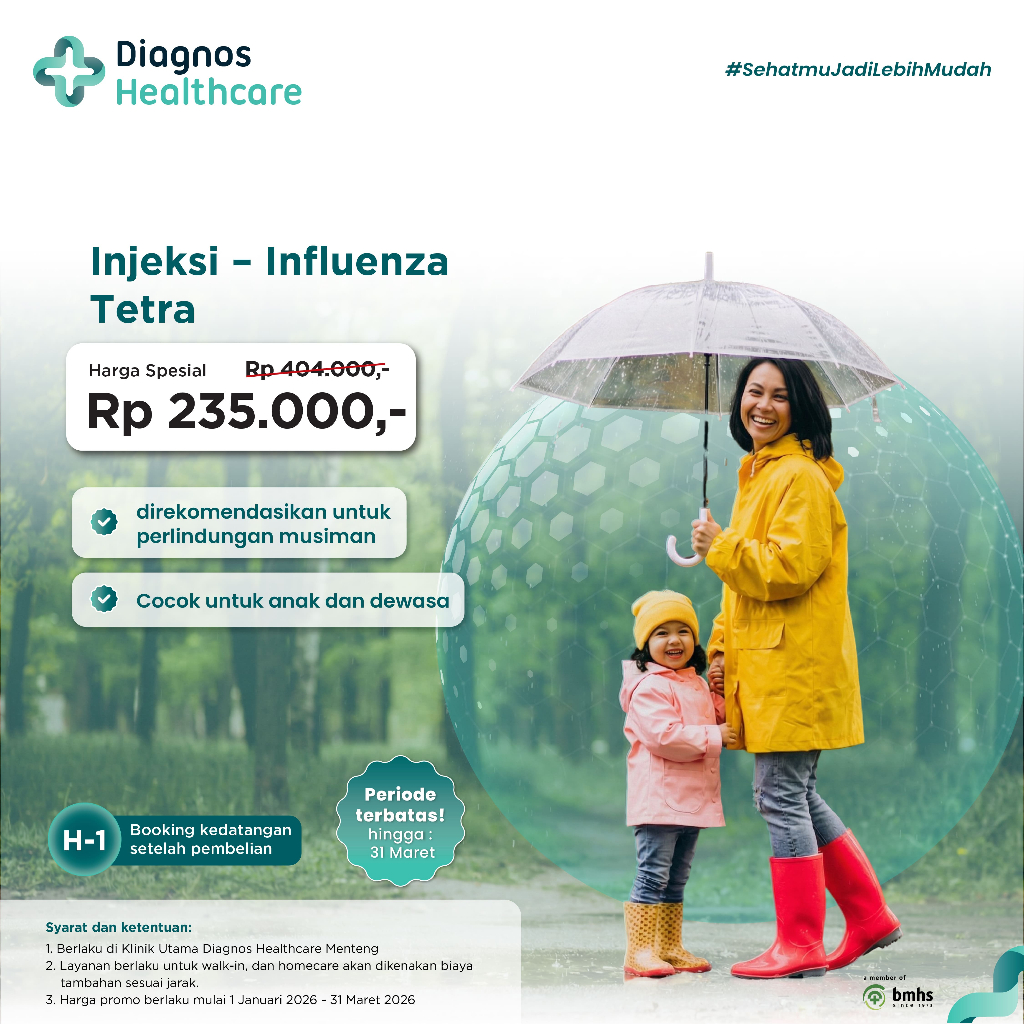 Vaksin Influenza Tetra - Diagnos Laboratorium