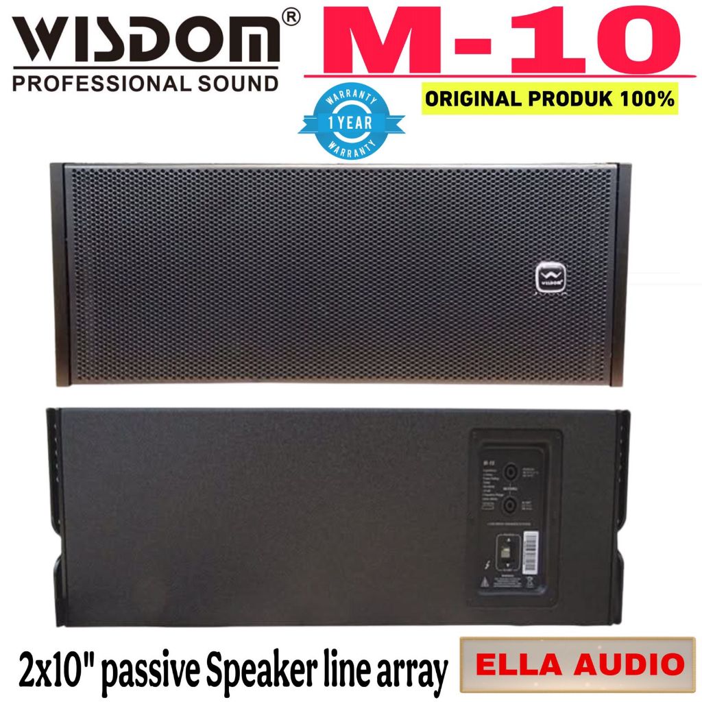Wisdom Line array M10 Speaker Pasif 2x10 inch Wisdom M-10