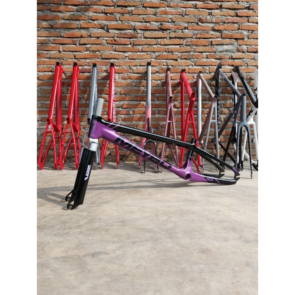frame bmx meybo ungu custom steel