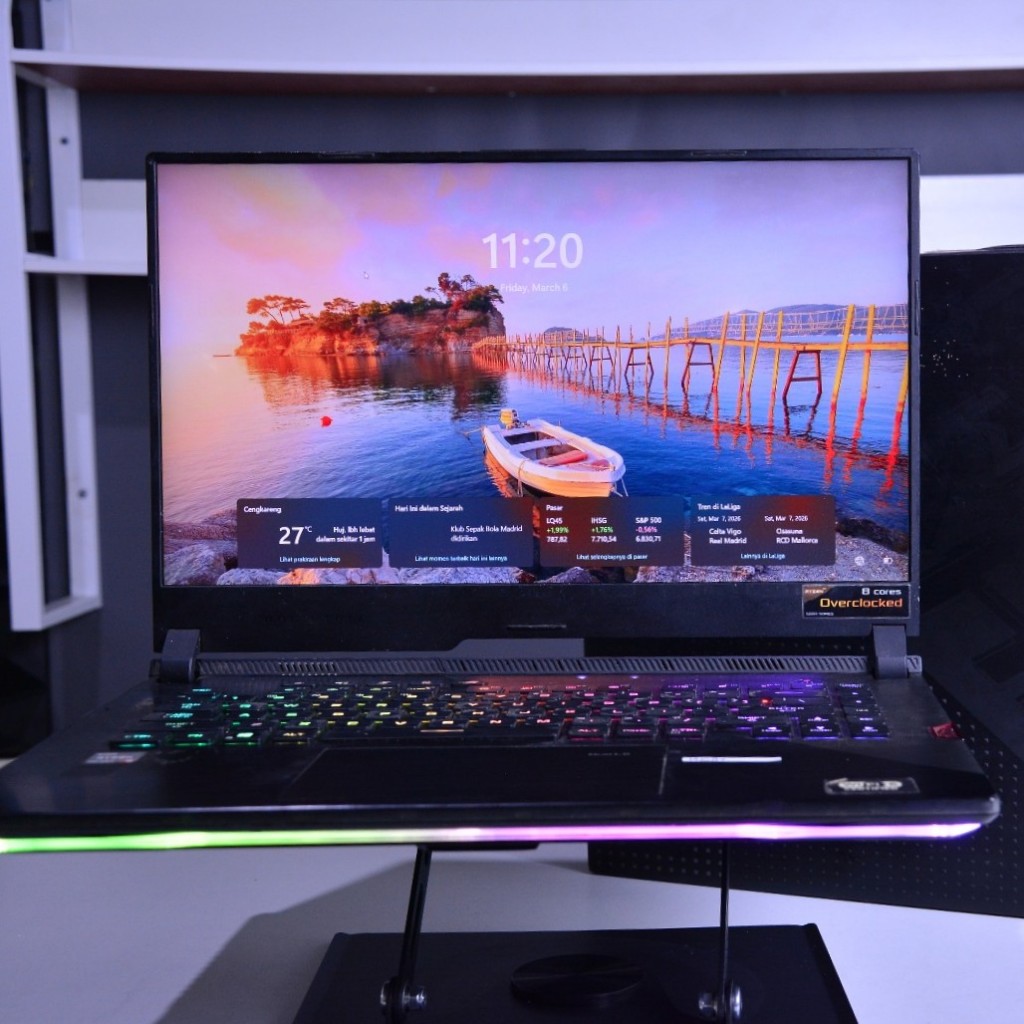 ASUS ROG Strix SCAR G533QR Ryzen 9 5900HX Laptop Gaming Sultan RTX 3070 8GB Siap Hajar Game AAA Ultr