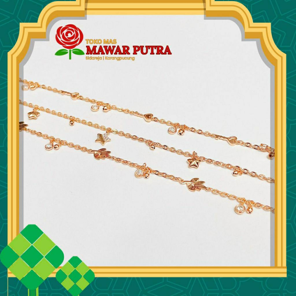 gelang kaki fashion model 375