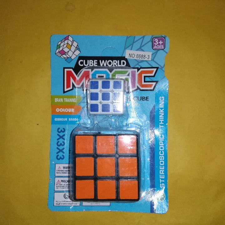 MAINAN KUBUS MAGIC CUBE 2 PCS 6688-3