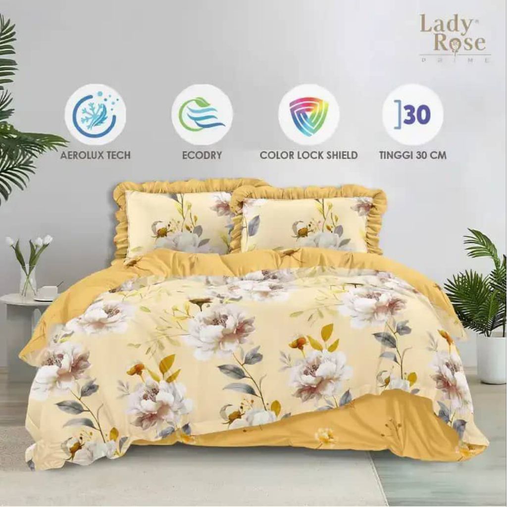 HM LADY ROSE RUMBAI BEDCOVER KING 180X200