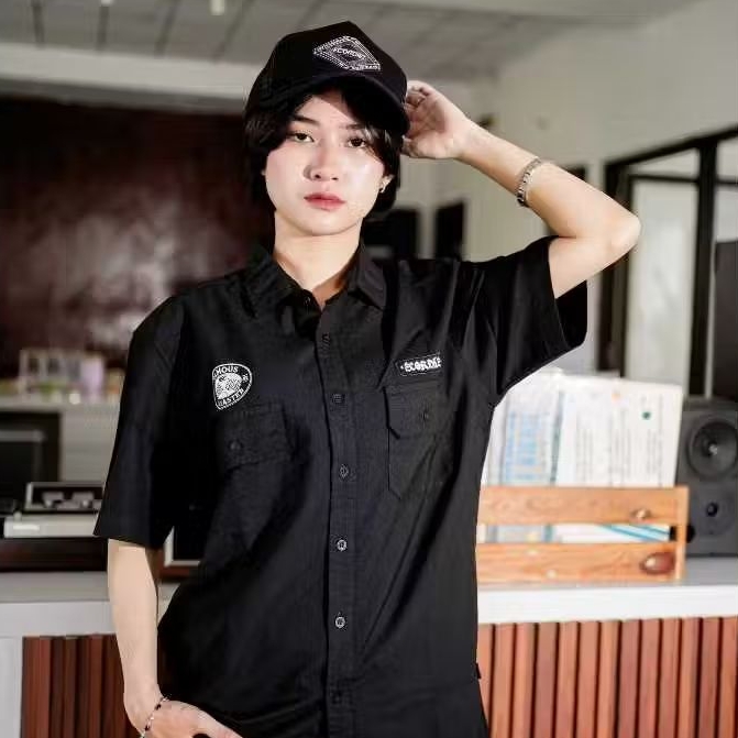 Ecordie '' CRIPPLE '' Kemeja Workshirt