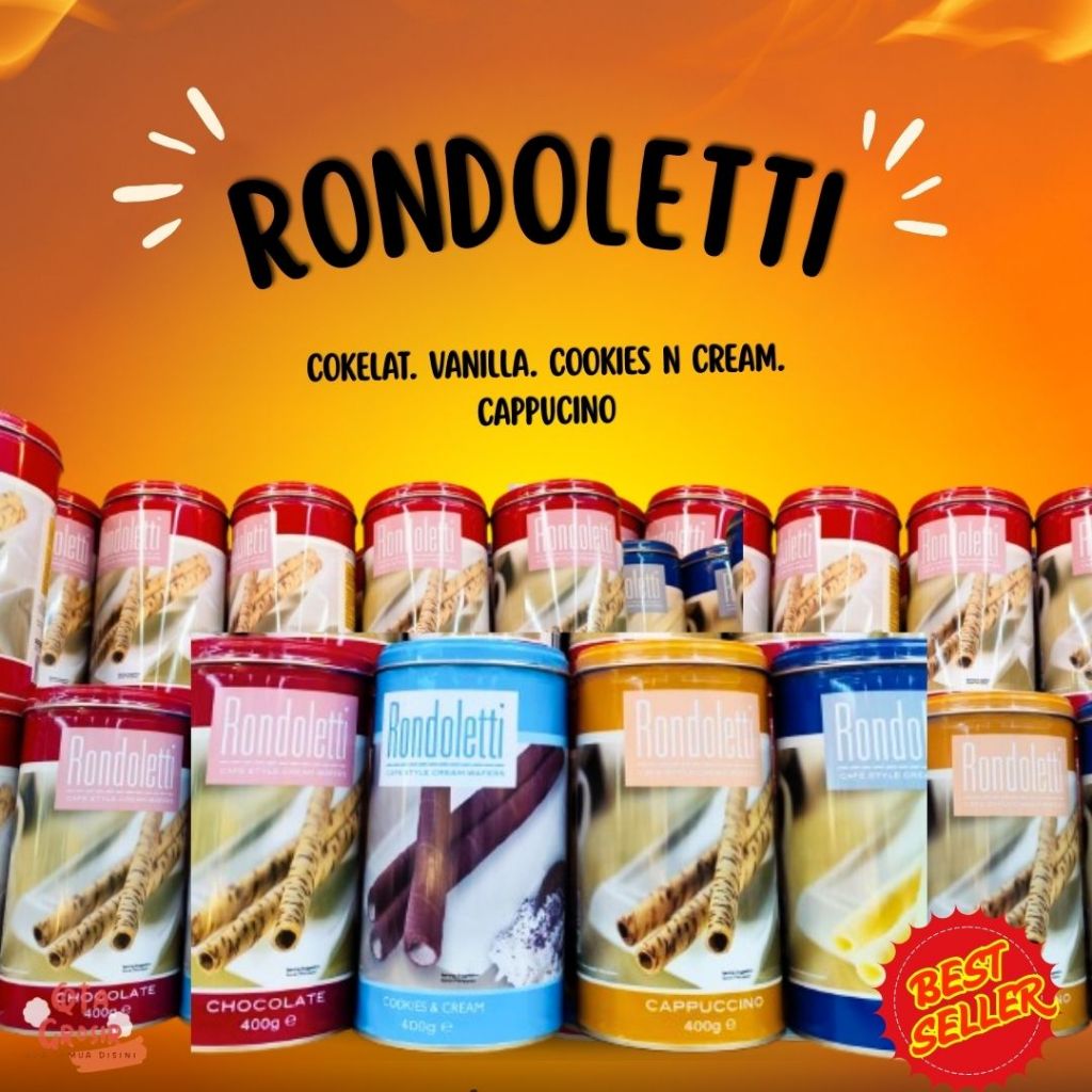 RONDOLETTI WAFERSTICK ALL VARIAN 400GR