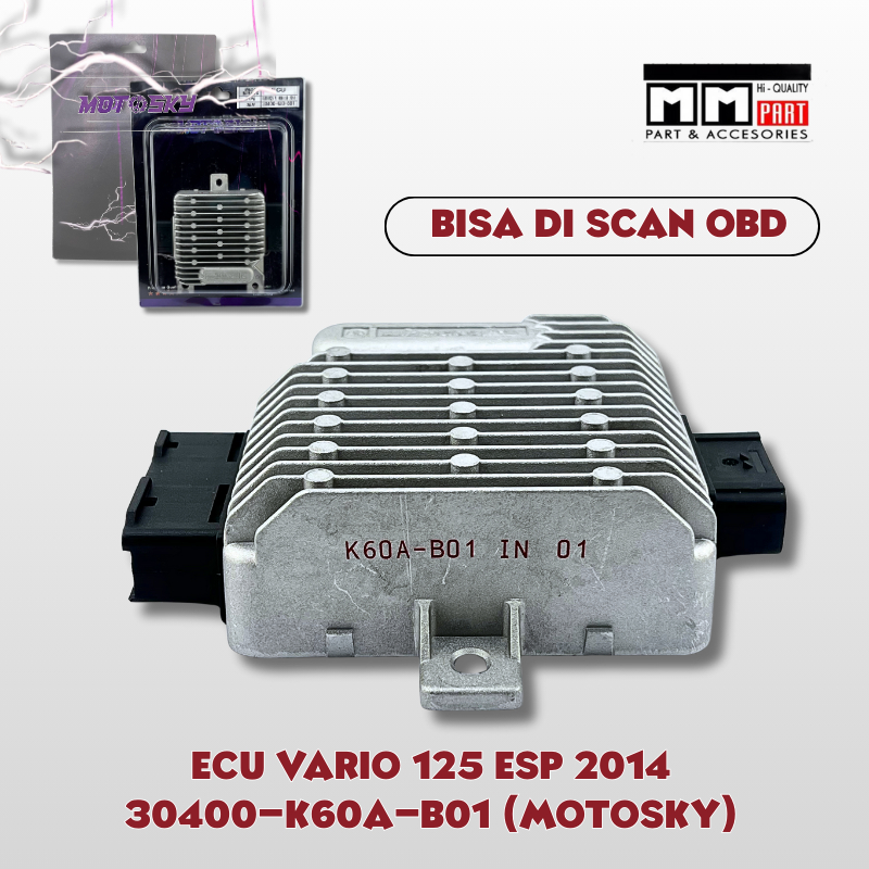ECU VARIO 125 ESP 2015-2018 K60-B01 MOTOSKY – ECU ENGINE CONTROL UNIT VARIO 125 FI LED NON ISS