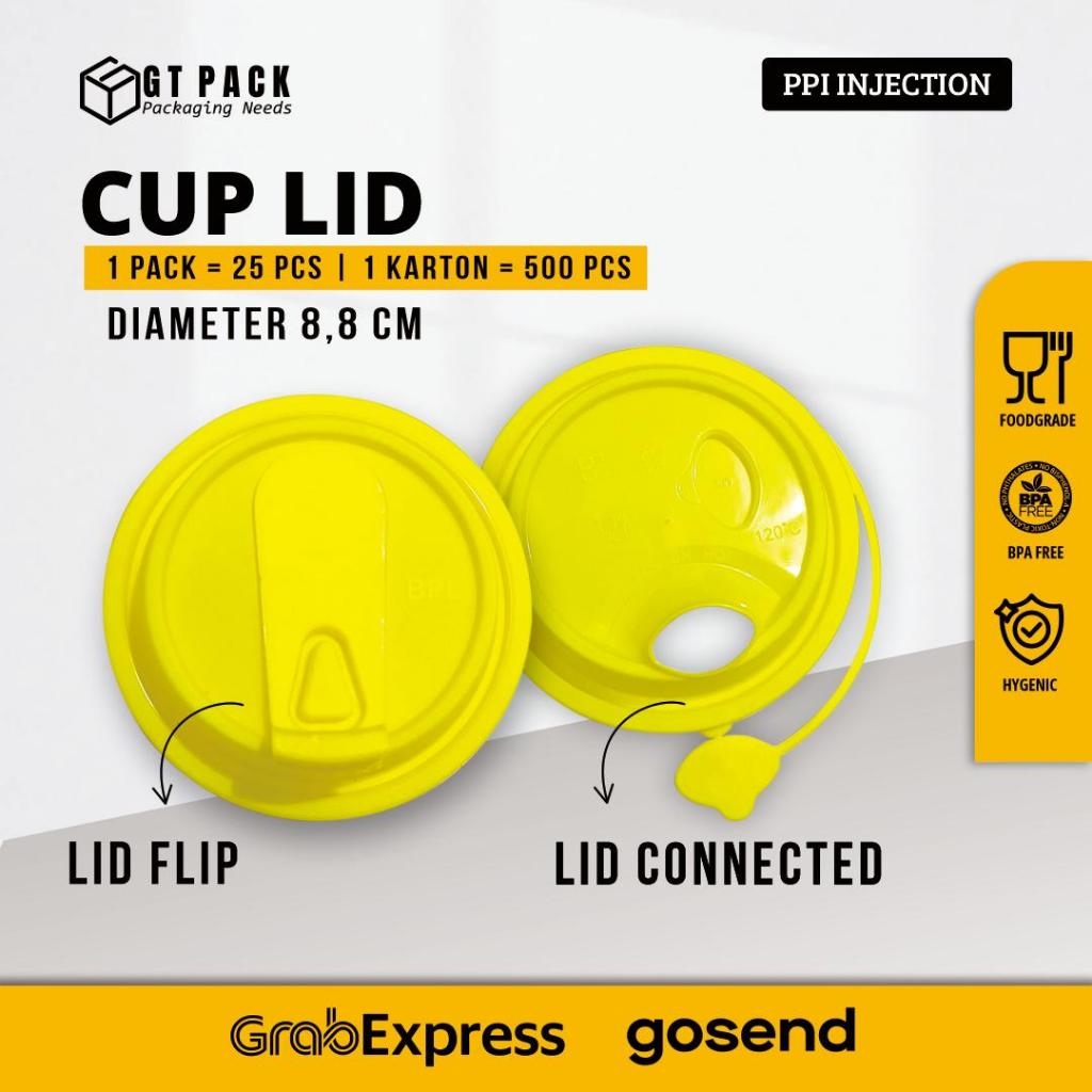 Flip Lid PP Injection Cup Diameter 88 mm | 12 - 24 Oz