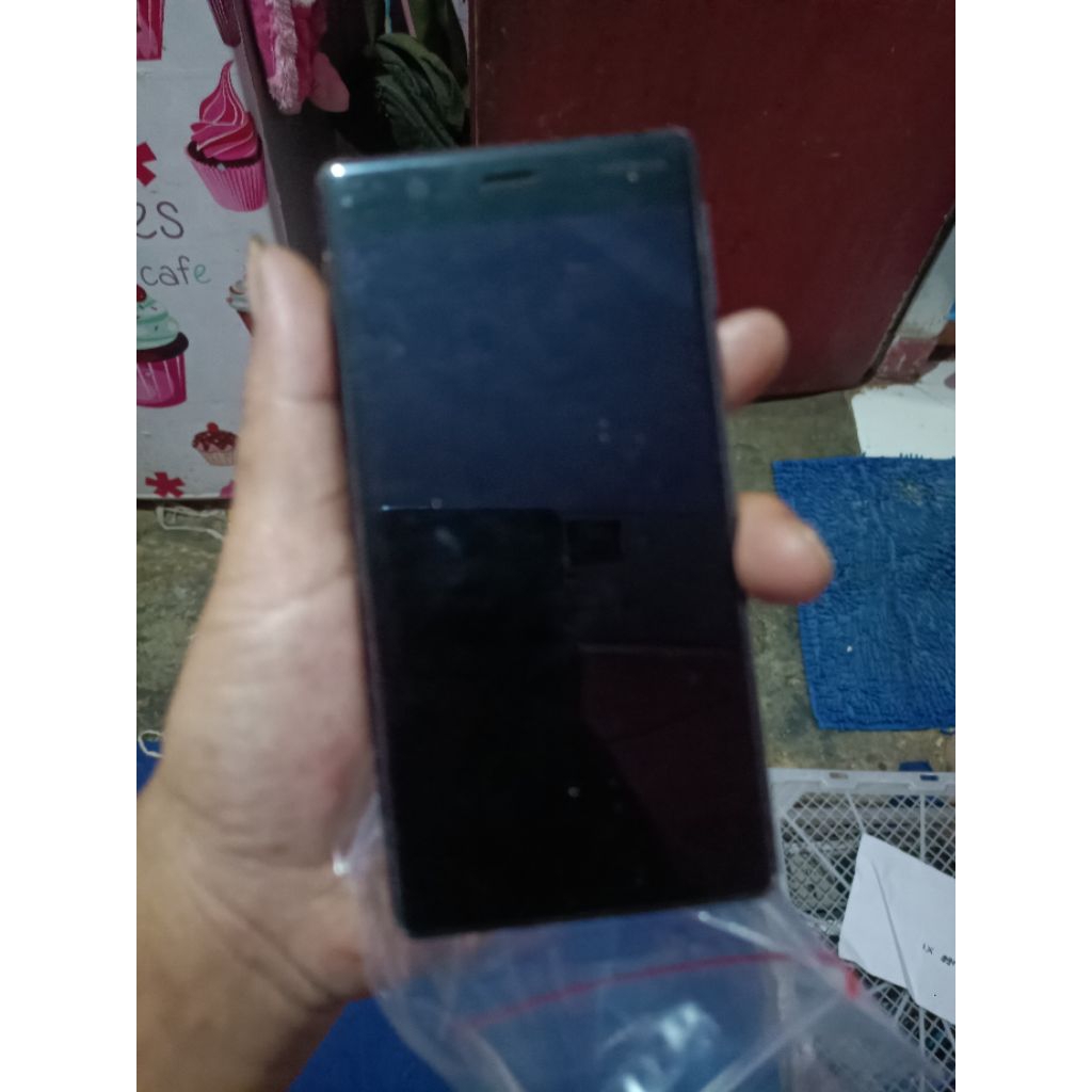lcd nokia 3 ori copotan tinggal yg retak normal warna putih