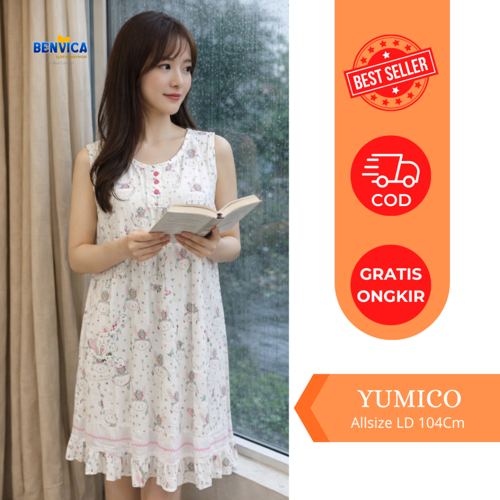 BAJU TIDUR DASTER PREMIUM YUMICO KUTUNGAN YUKENSI SINGLET KAOS PREMIUM