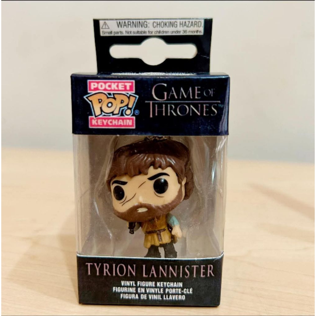 Mainan action figure pop keychaintyrion lannister game of thrones Pocket POP keychainFunko popKey ch
