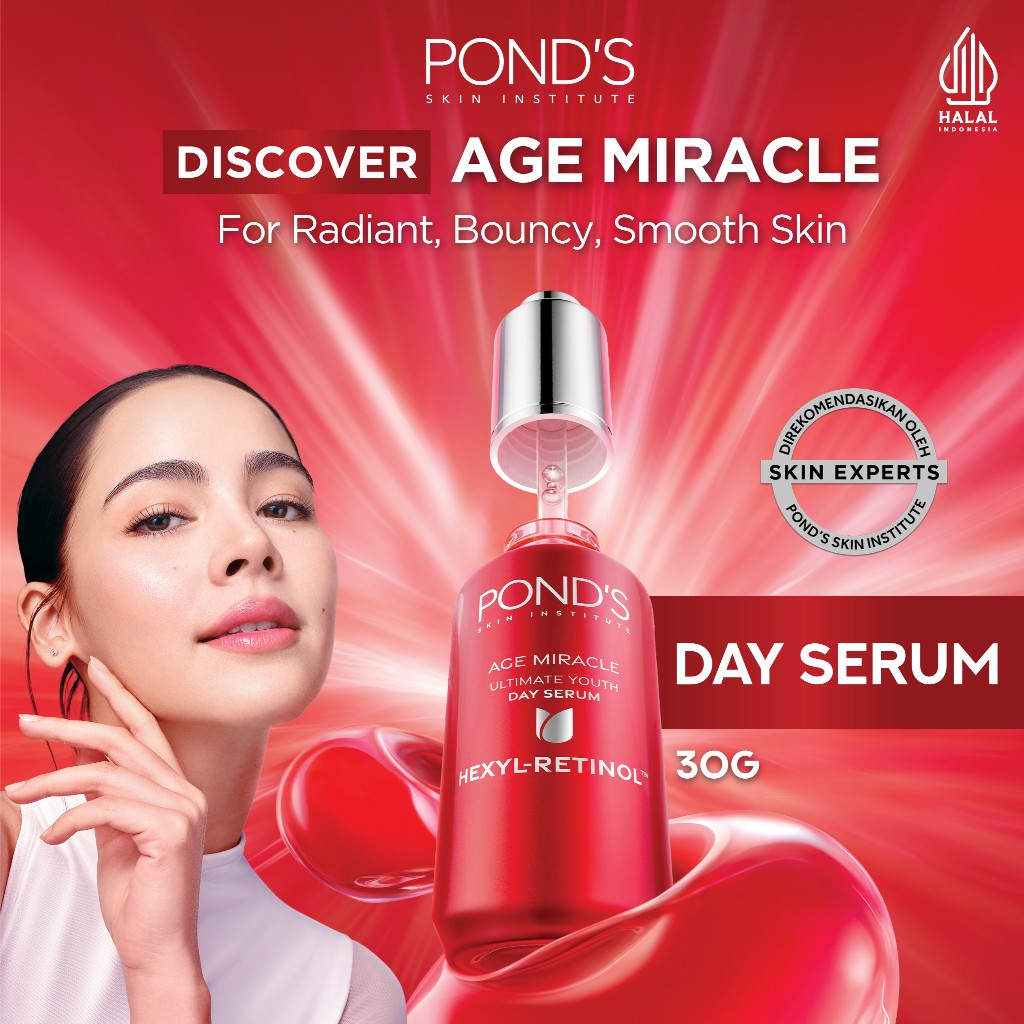Jakarta Fashion Week 2025 - Ponds Age Miracle Ultimate Youth Retinol & Niacinamide Anti Aging Serum 
