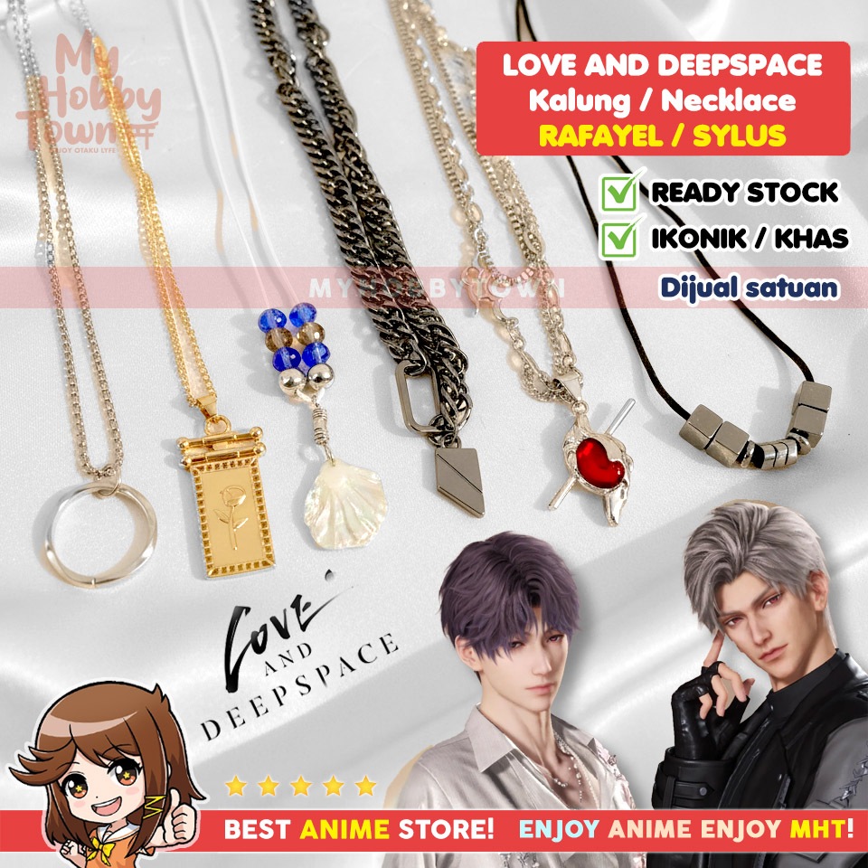 Kalung Game Love And Deepspace Sylus Rafayel Necklace