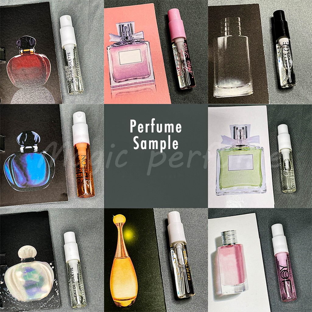 D Tester Parfum 1.5/2ml Wewangian Parfum Botol/Sampel Parfum/Vial Parfum Original