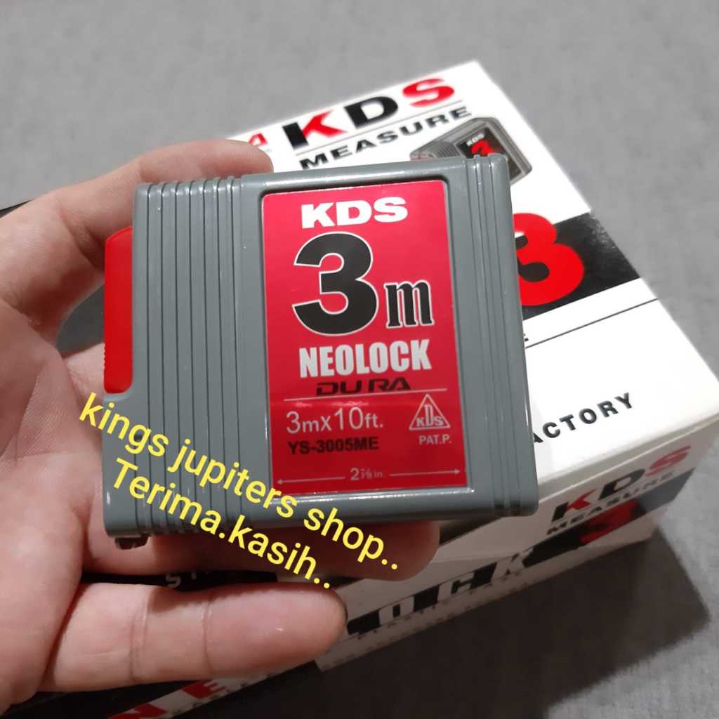 ORI KDS 3m meteran tukang NEOLOCK 3 meter m