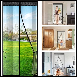 Tirai Magnet Pintu Kamar Tidur Anti Nyamuk Otomatis Tertutup