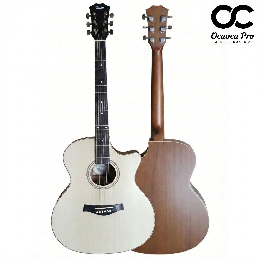 Gitar akustik Ocaoca pro OC -T100 warna Natural doff gitar acoustik acoustic suara bagus jernih gita