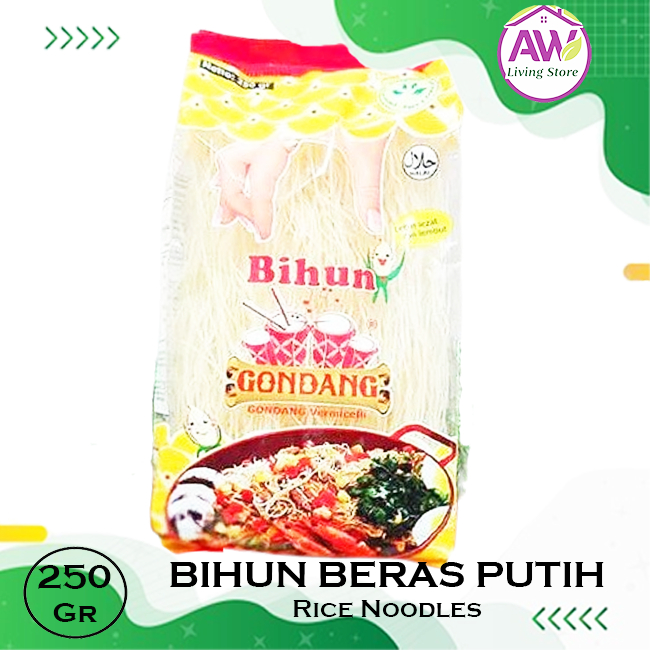 Gondang Bihun Beras Putih Rice Noodles - 250g