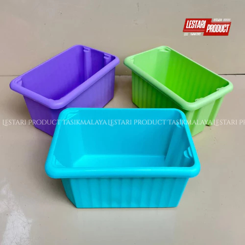 ( 6 PCS ) CONTAINER BOX BINGOU TANPA TUTUP | KERANJANG SERBAGUNA | BOX SERBAGUNA | FOOD CONTAINER | 