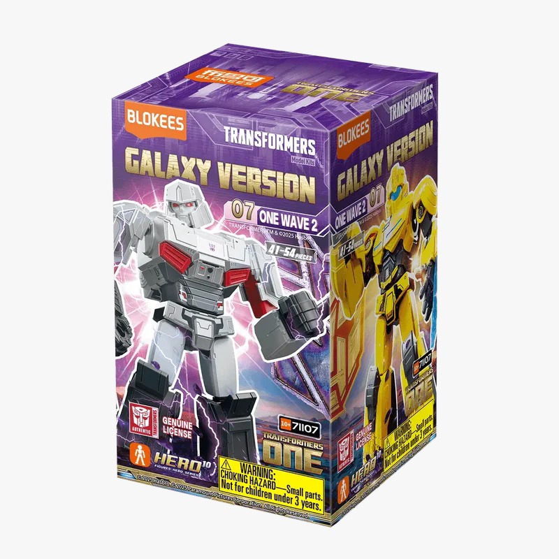 Blokees Transformers Galaxy Version 07 Random GV07 One Wave 2 Blind Box GV 7 Megatron Orion Pax COGG