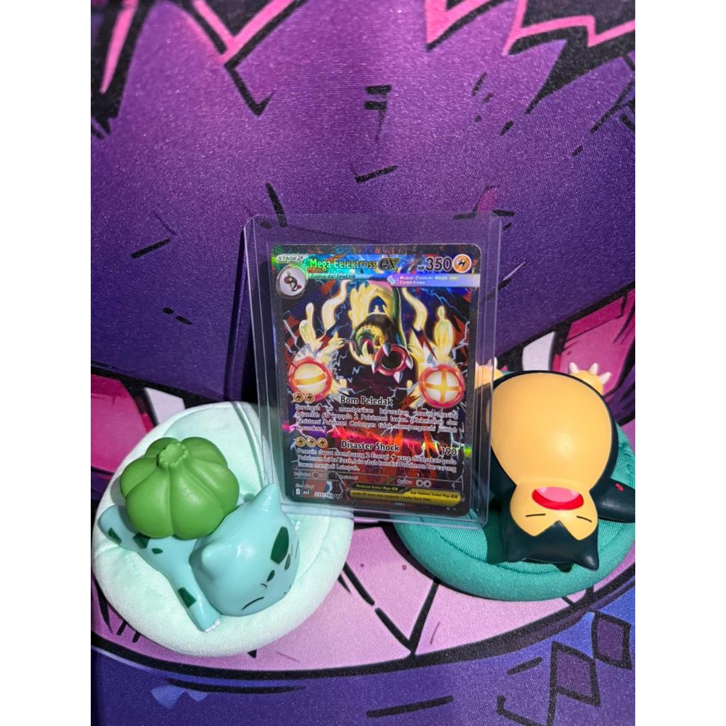 KARTU POKEMON MEGA EELEKTROSS EX SAR | KARTU POKEMON MEGA IMPIAN INDONESIA MEGA EELEKTROSS EX 235/19